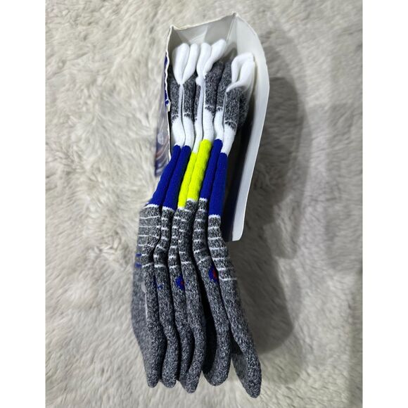 Champion Men’s 3 Pairs Thick Memory Cushion Double Dry Arch Support Crew Socks - Picture 4 of 4